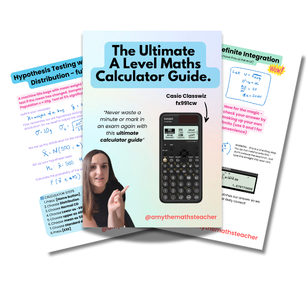 A mock-up of the Calculator Secrets PDF guide