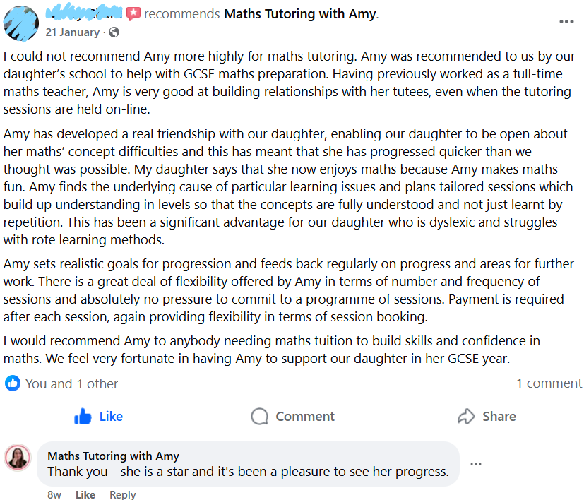 Review from A-Level math student