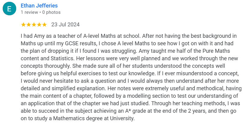 Google review